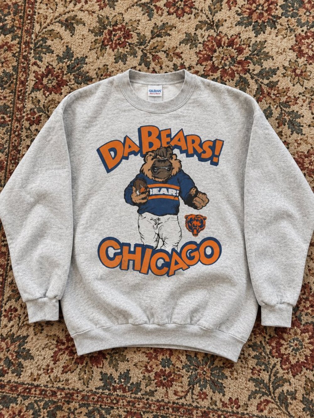 Da Bears Chicago Football Graphic Crewneck Sweatshirt